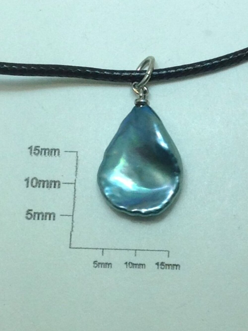 Baroque Freshwater Pearl Silver Charm.